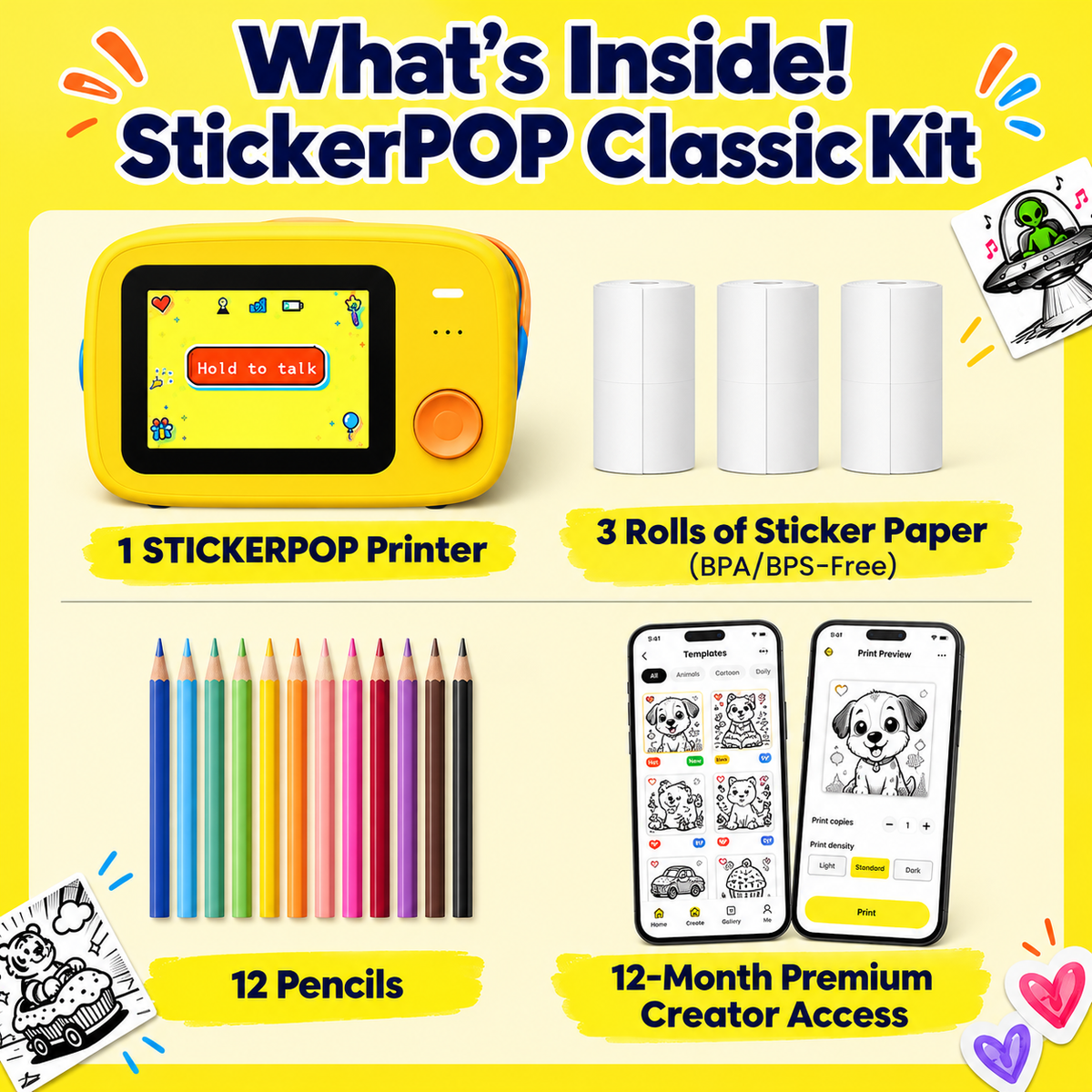 AI Voice-Powered Sticker Printer